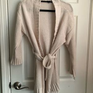 Cozy wrap sweater